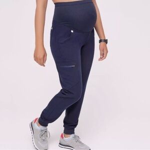 Figs Navy Maternity Joggers